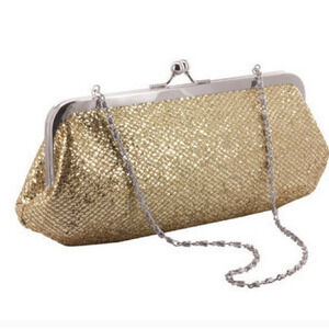 Benjamin Walk Women Clutch Bag Gold Champagne